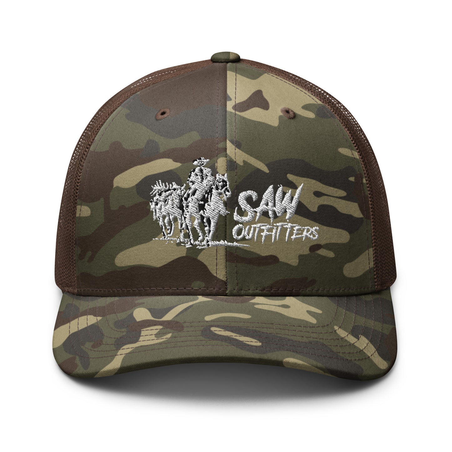 Camouflage trucker hat